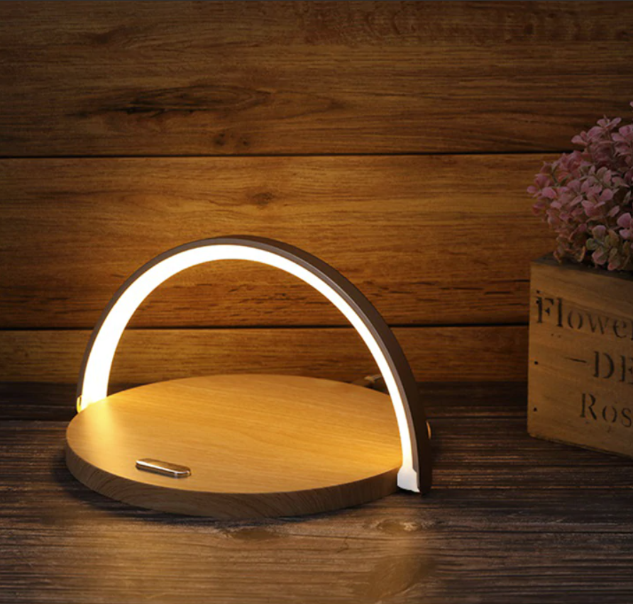 Enhanced Product Title: "Moderne LED-Nachttischlampe mit kabellosem Ladegerät – Stilvolle Tischlampe für Schlafzimmer & Nachttischbeleuchtung" 

This title includes relevant keywords while providing a clear description of the product's features and intend