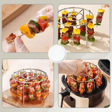 Optimized Product Title: "Heißluftfritteusen Grillaufsatz mit Spießen – Perfekter Zubehör für knusprige Grillgerichte" 

This title includes relevant keywords for better visibility and highlights the product's benefits.