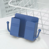 Wall-Mount Phone Charging Holder – Self-Adhesive, Cable Slot & 4 Colors