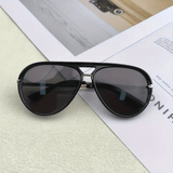 Double-Bridge Aviator Sunglasses – Lightweight Metal Frame, 4 Colors, Unisex