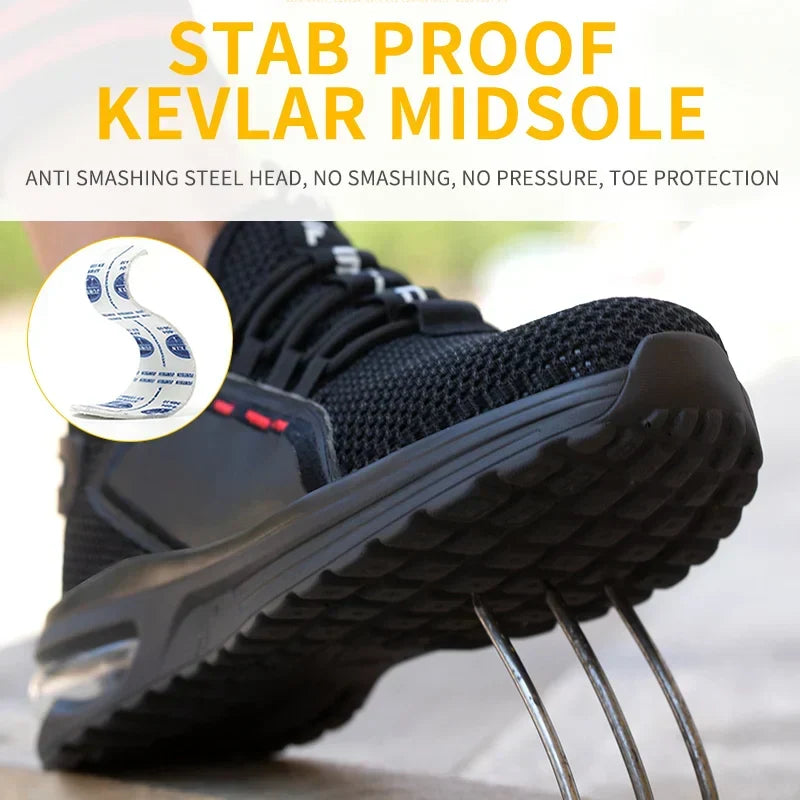 Ultra-Lightweight Steel Toe Safety Shoes - SteelFlex One