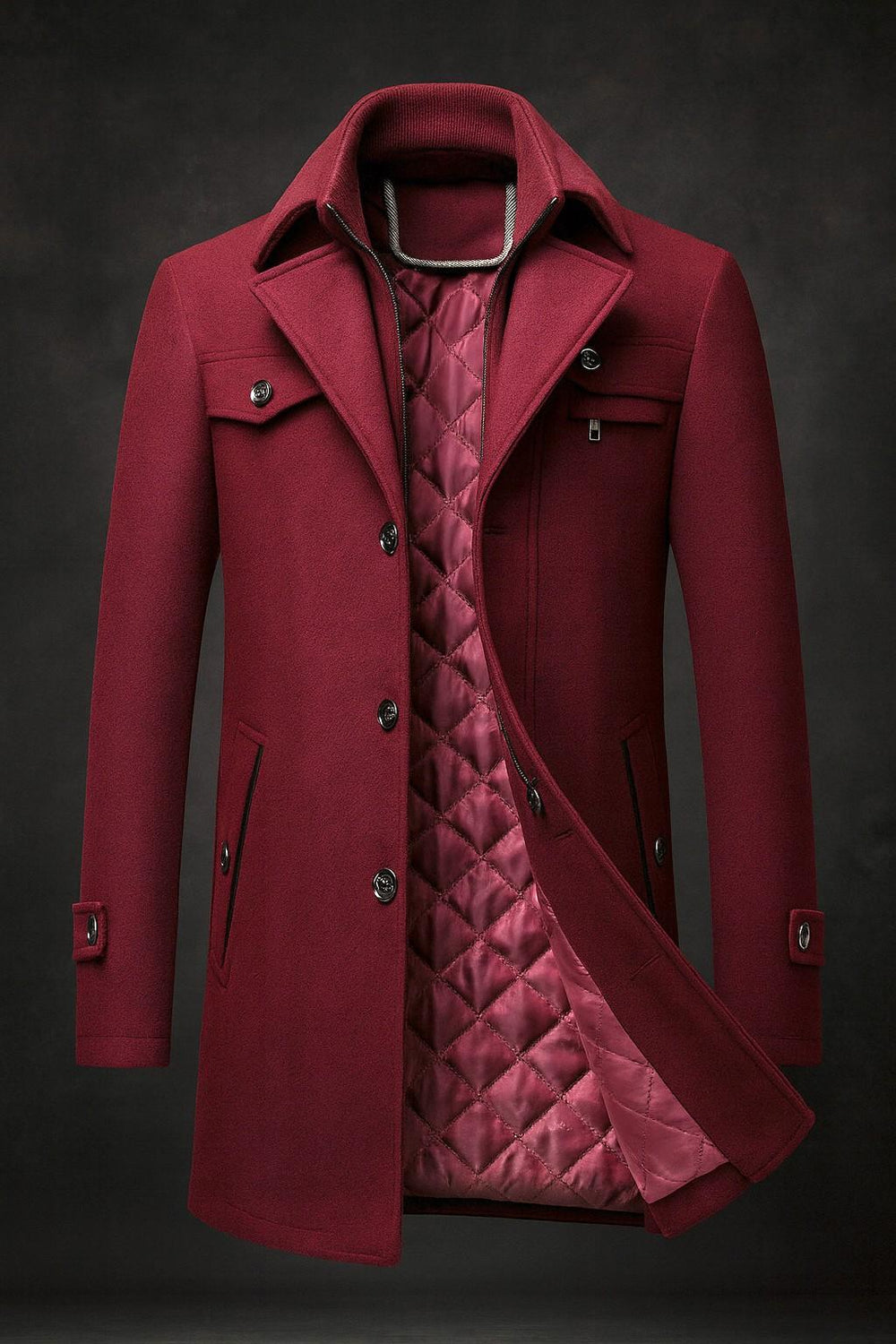 Enhanced Product Title: "Fairmont Luxury Wool Overcoat - Stylish & Warm Winter Outerwear" 

This title includes keywords that potential buyers might search for, such as "luxury," "wool," "overcoat," "stylish," and "winter outerwear," while maintaining the