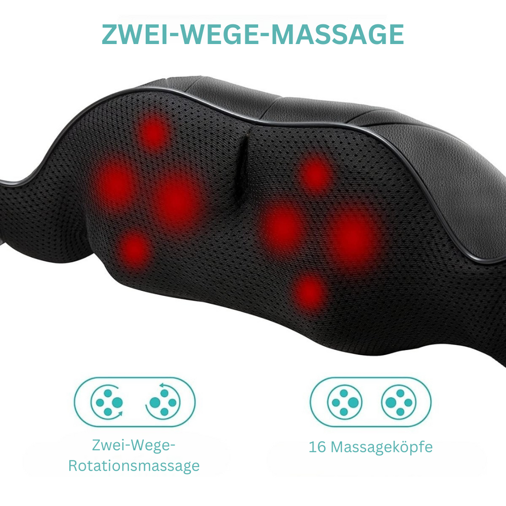 FlowRelief – Shiatsu Massage Pillow with Infrared