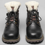 Decotic™ Leather Winter Boots – Cozy Wool Lining