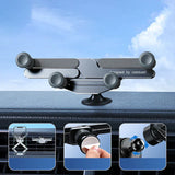 Car Phone Mount – 360° Rotation, Vent/Suction Clip & Aluminum Build