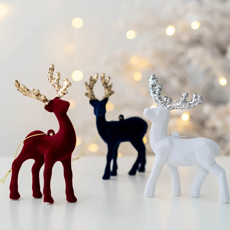 Sparkling Deer Ornament – Luxury Christmas Reindeer Decoration