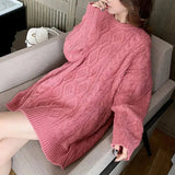 Herbstkurve Oversized Knit Sweater - Cozy Fall Fashion Essential