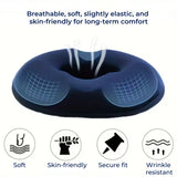 SitRelief | Donut Seat Cushion – Tailbone & Haemorrhoid Relief – Memory Foam – Washable Cover – Office, Travel, Postpartum Use Kalsten