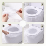 Disposable Toilet Seat Covers – Biodegradable, Universal Fit & 50-Pack