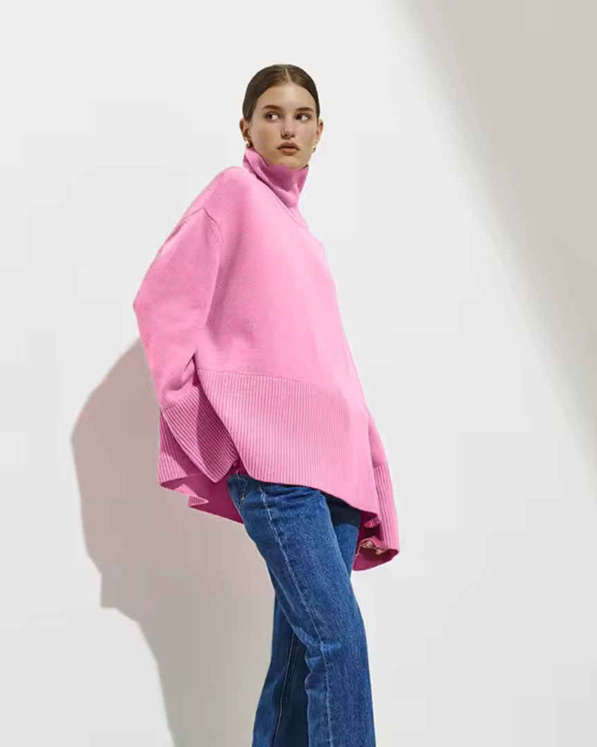 Enhanced Product Title: "Emma Women's Cozy Turtleneck Sweater - Stylish & Comfortable Roll Neck Pullover for Fall/Winter Fashion" 

This title includes relevant keywords and phrases that can help improve visibility and attract potential buyers on Google S