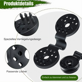 Shade Sail Net Fixing Clips – Plastic, 6×4cm, Black, Set of 50