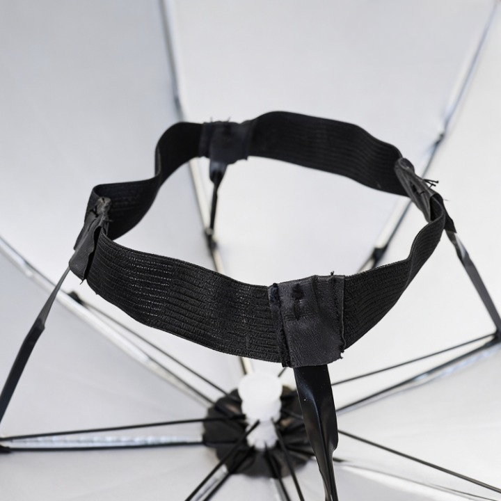Hands-Free Umbrella Hat – 77cm Canopy, Adjustable Chin Strap & Sun/Rain Protection