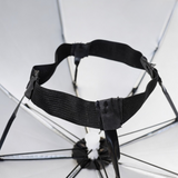 Hands-Free Umbrella Hat – 77cm Canopy, Adjustable Chin Strap & Sun/Rain Protection