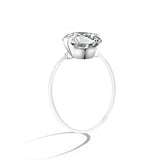 BowLift | S925 1-2 Carat Moissanite Invisible Band Ring