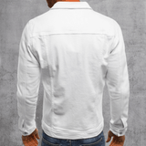 Stylish Men's Denim Jacket - Classic Fit, Durable Fabric, Versatile Casual Wear
