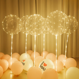 10 Stück LED-Lichtballons – Bunte, Leuchtende Ballons für Feste und Feiern