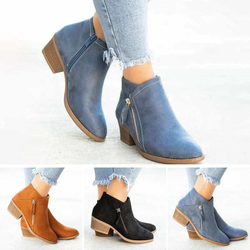 Helena Orthopedic Leather Ankle Boots – sole detail
