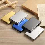 RFID-Blocking Metal Card Holder – Holds 6 Cards, Slim Anti-Theft & Pop-Up Design