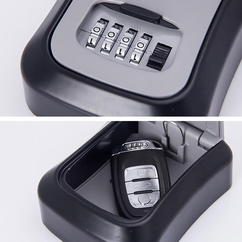 4-Digit Key Lock Box – Weatherproof Aluminium, Wall-Mounted & 5-Key Capacity