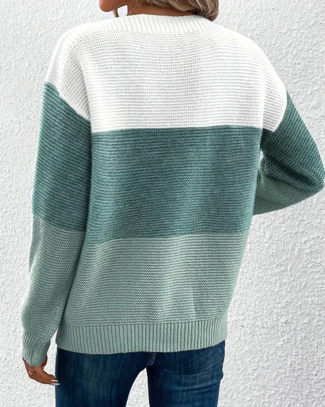 Enhanced Product Title: "Grace Women's Long Sleeve Pullover - Stylish & Comfortable Knit Sweater" 

This title includes relevant keywords and provides more detail about the product, which can help improve visibility and click-through rates on Google Shopp