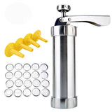 BowLift | Cookie press made of stainless steel with attachments for creative cookies and pastries