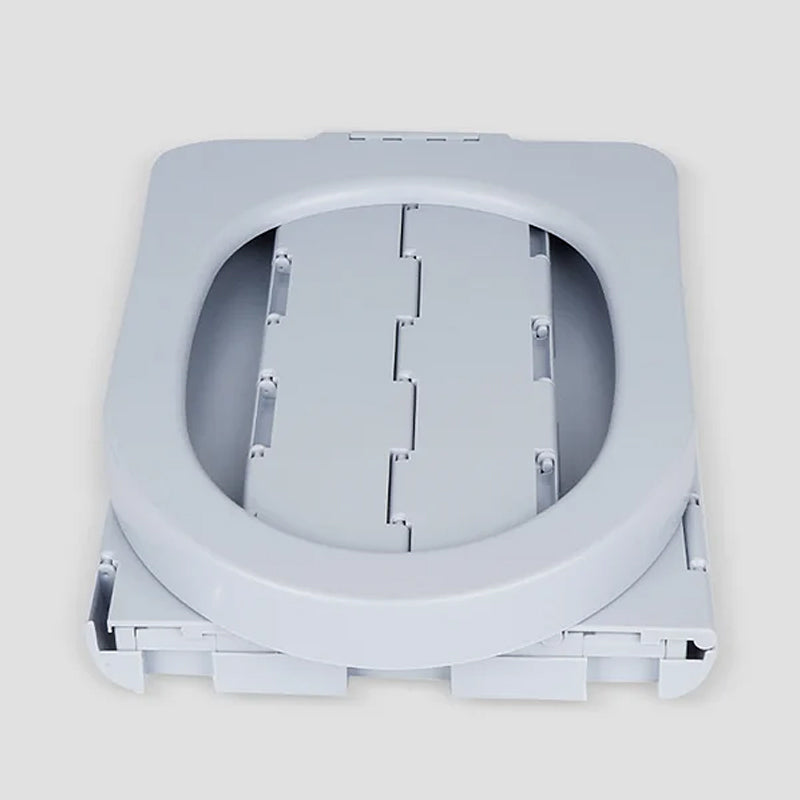 Portable Folding Camping Toilet – ABS Plastic, 180kg Capacity & 5cm Fold-Flat Design