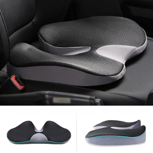 BowLift | Orthopedic Car Seat Cushion – Comfortable Chair Pad with Anti-Slip Bottom for Better Support