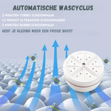 Portable Ultrasonic Washing Machine – USB Powered, 1kg Capacity & 4 Wash Modes