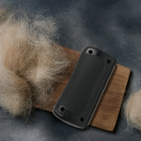 Pet Grooming Brush – Metal Saw-Tooth Blades, Deshedding Massage & For Dogs & Cats