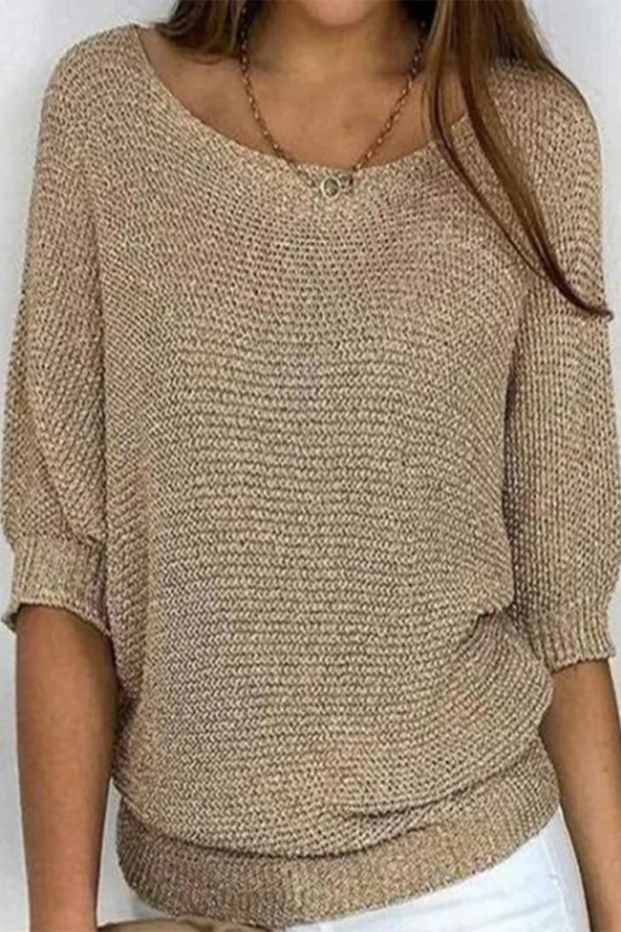 Batwing Sleeve Women's Sweater with Loose Fit – Mira - 7