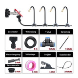 Automatic Garden Irrigation System – 360° Brass Nozzles, 2-5 Bar Pressure & 5-20m Lengths