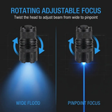 BowLift | Blue Beam Laser Torch | 450nm High-Intensity Optical Output | Tactical 5000m+ Range | Adjustable Focus Aluminum Chassis | Thermal Ignition Capable Flashlight