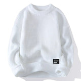 Enhanced Product Title: Silas™ Premium Waffle Knit Pullover - Stylish & Comfortable Sweater for Men/Women

This optimized title includes relevant keywords that potential customers might search for, while also highlighting the product's unique features and