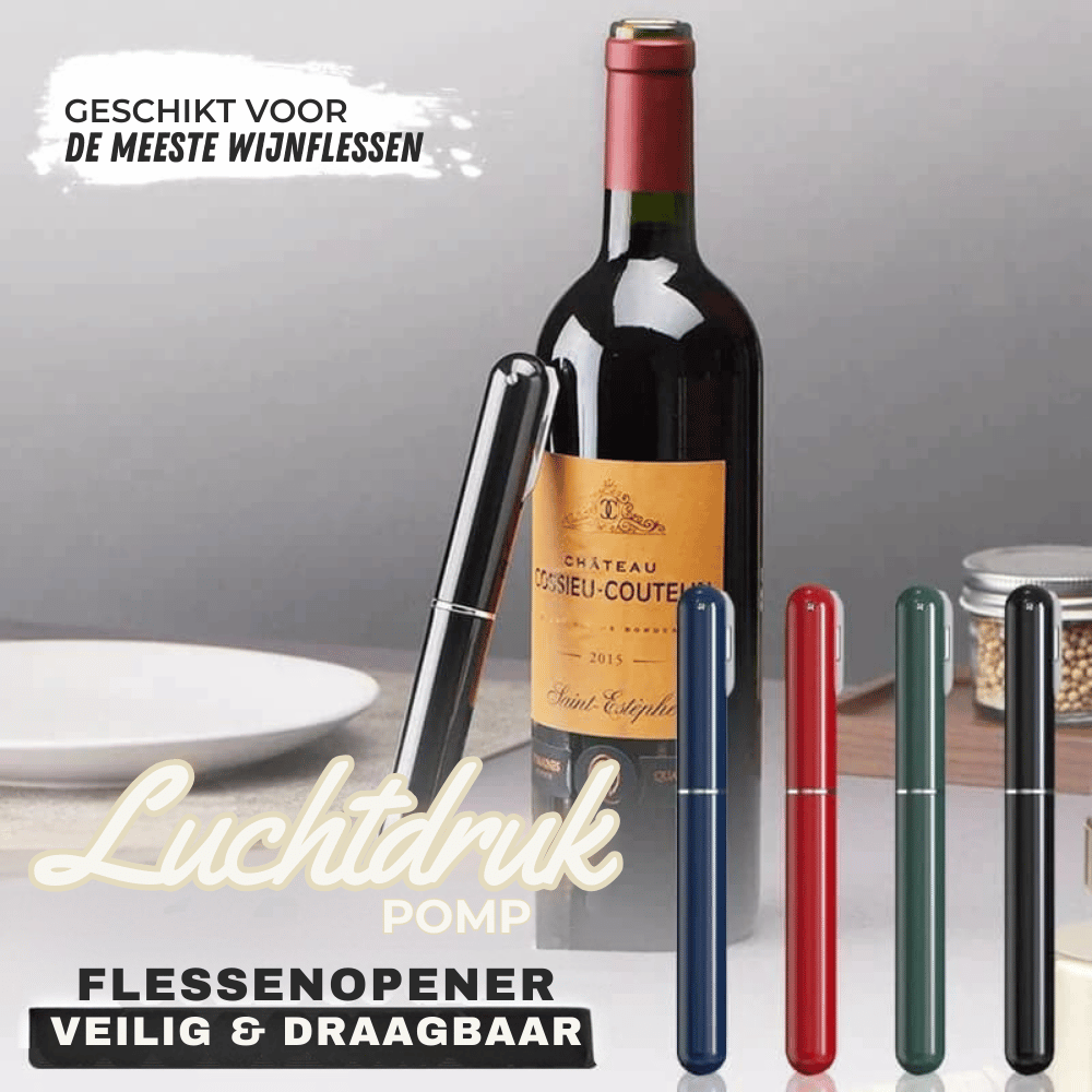Luftdruck-Weinöffner mit Edelstahlnadel