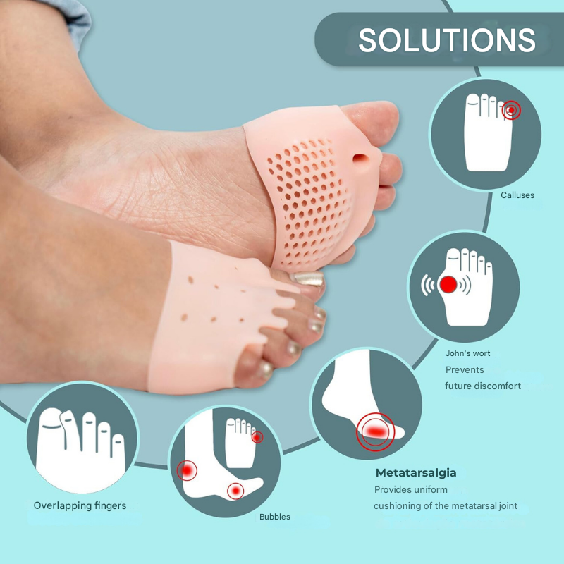 Therapeutic Toe Spreaders with Cushion Pads – Podiora