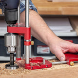 Woodworking Drill Stand – Alloy Steel, Adjustable Guide & 25×8×7cm