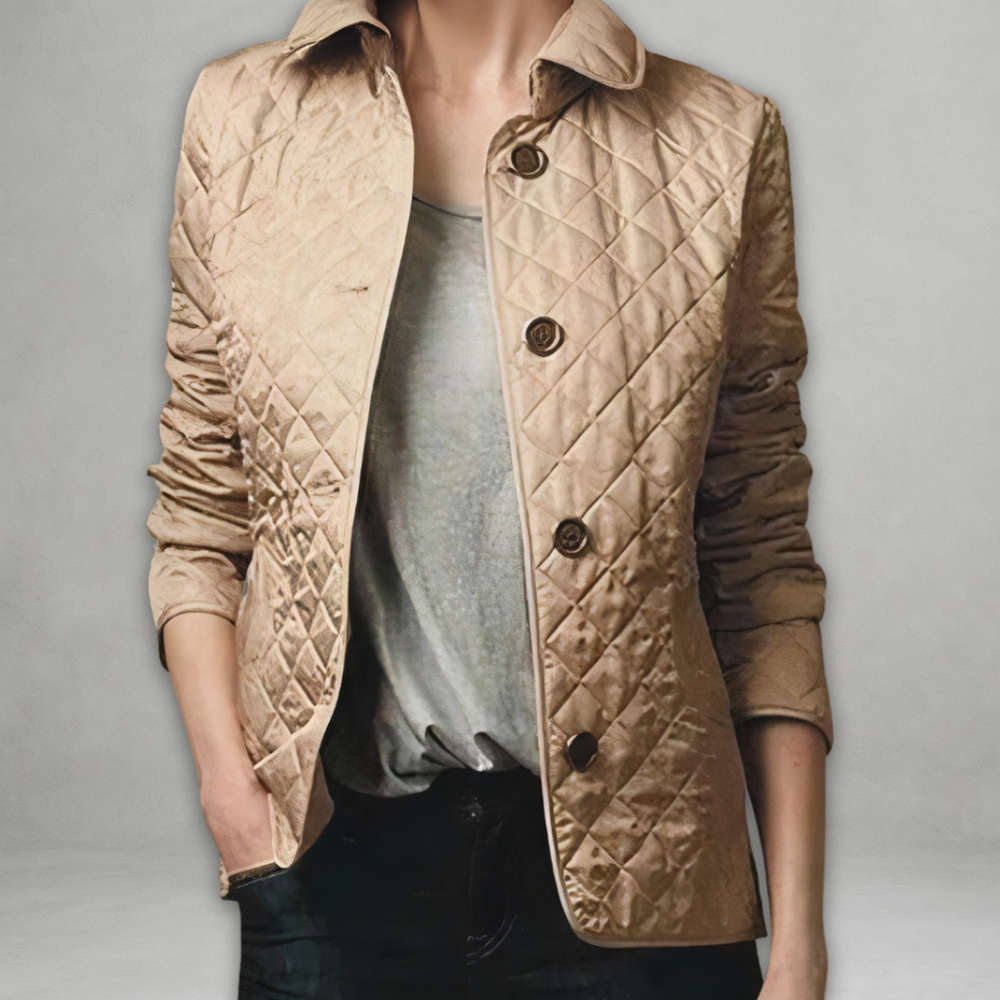 Enhanced Product Title: **Evelyn™ Cozy Autumn Jacket - Stylish & Comfortable Fall Outerwear for Women** 

This title includes relevant keywords for better visibility in Google Shopping while clearly describing the product's features and target audience.