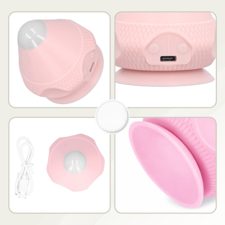 Suction Cup Massage Ball – Rubber, 6cm Diameter & Trigger Point Self-Massage
