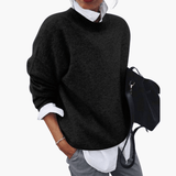 Women's Sweater – High Collar, Oversized Fit & Soft Knit
