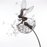 BowLift | Dancing Fairy Statue Steel Garden