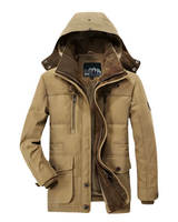 Optimized Product Title: "Francesco Gepolsterte Winterjacke für Herren - Warme, Stylische Winterjacke mit Kapuze und Taschen" 

This title includes relevant keywords and details that can help improve visibility and attract potential buyers.