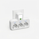 Wall-Mount Power Strip – USB-C & USB-A Ports, 2500W & Surge Protection