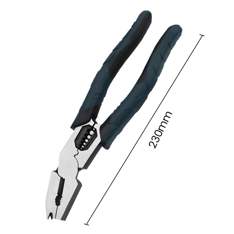 3-in-1 Wire Stripper – Chrome-Vanadium Steel, Crimp & Cut, 23cm