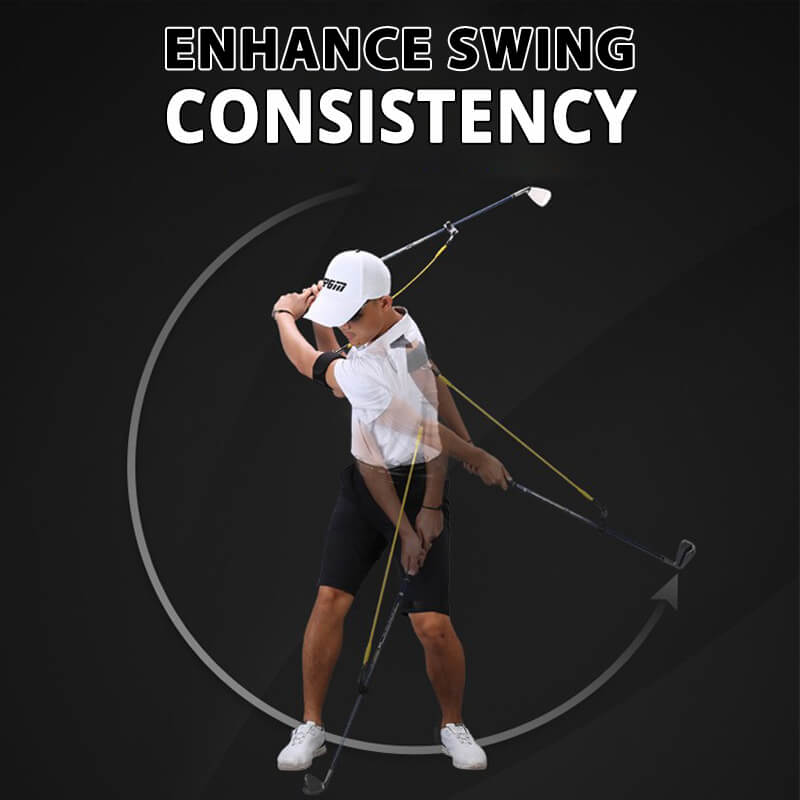 Golf Swing Trainer – Resistance Band, Latex for Posture & Putting Accuracy