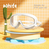 Kids Swim Goggles – Large Frame, 180° View, UV Protection, Anti-Fog, Ages 6–14