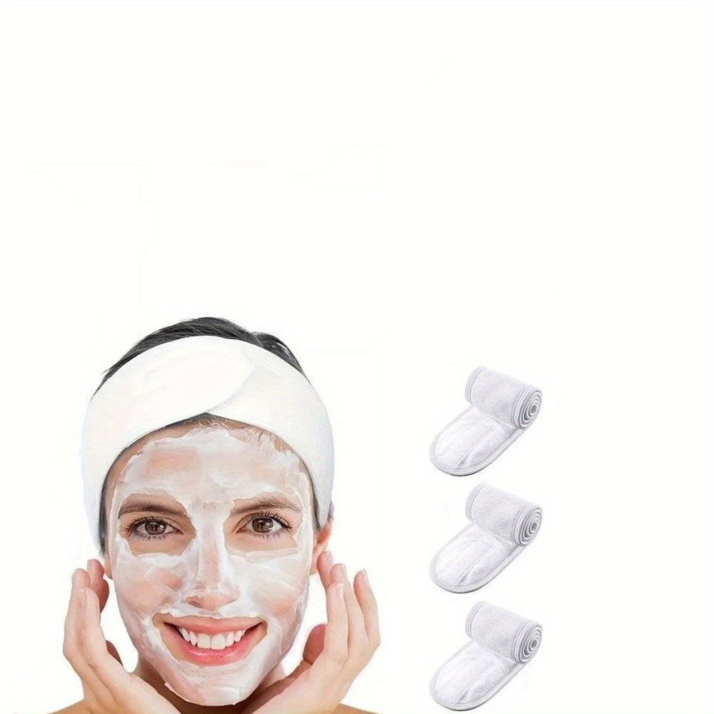 Adjustable Spa Headband – Unisex, Velcro Closure & Soft Breathable Fabric