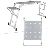 Steel Ladder Platform – 150kg Capacity, Non-Slip Surface & Tool-Free Foldable