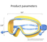 Kids Swim Goggles – Large Frame, 180° View, UV Protection, Anti-Fog, Ages 6–14