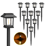 Solar Garden Path Light – Warm White LED, Up to 10 Hours & Dusk-to-Dawn