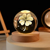 GlowCryst 3D Crystal Mood Lighting - Elegant LED Night Light for Home Decor & Ambiance
